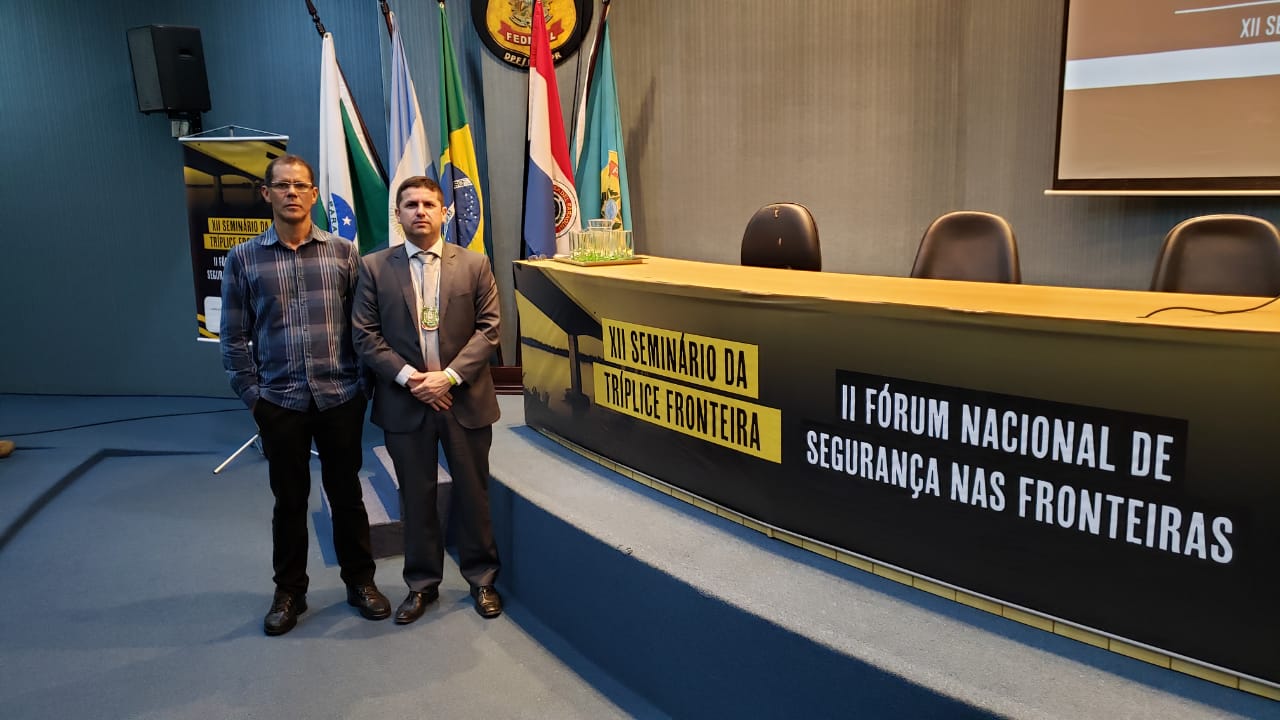 DELEGADO E AGENTE DA POLÍCIA CIVIL DO AMAPÁ PARTICIPAM II FÓRUM NACIONAL DE SEGURANÇA NAS FRONTEIRAS